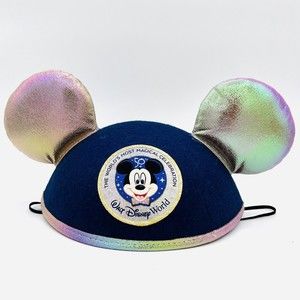 Walt Disney World 50th Anniversary Celebration Mickey Mouse Ear Hat New